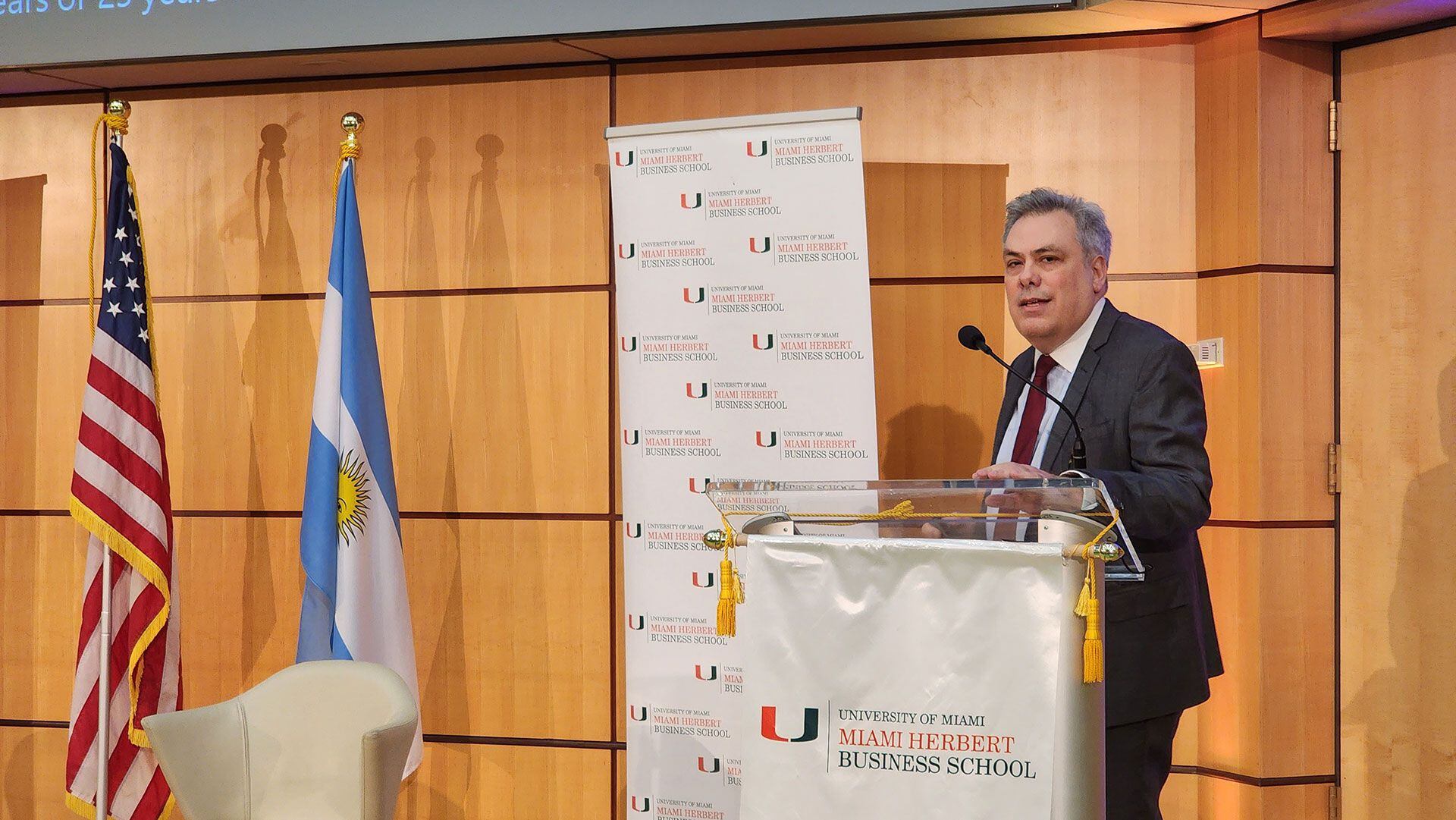 Pan-American economic forum at the University of Miami: Argentina in transition