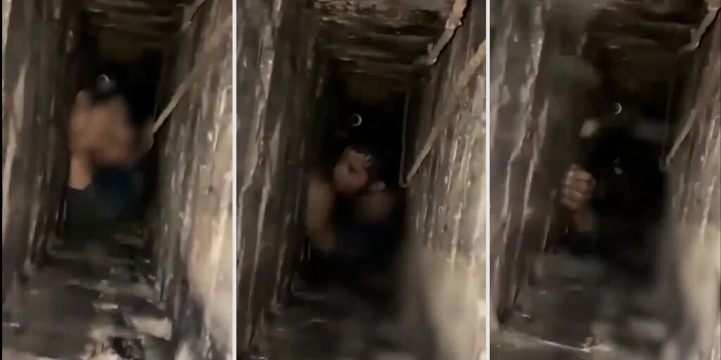 Video: un ladrón entró por la chimenea de una casa para robar, quedó atascado y lo detuvieron