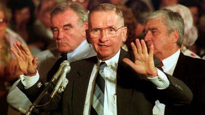El magnate Ross Perot, ex candidato a presidente (AFP)