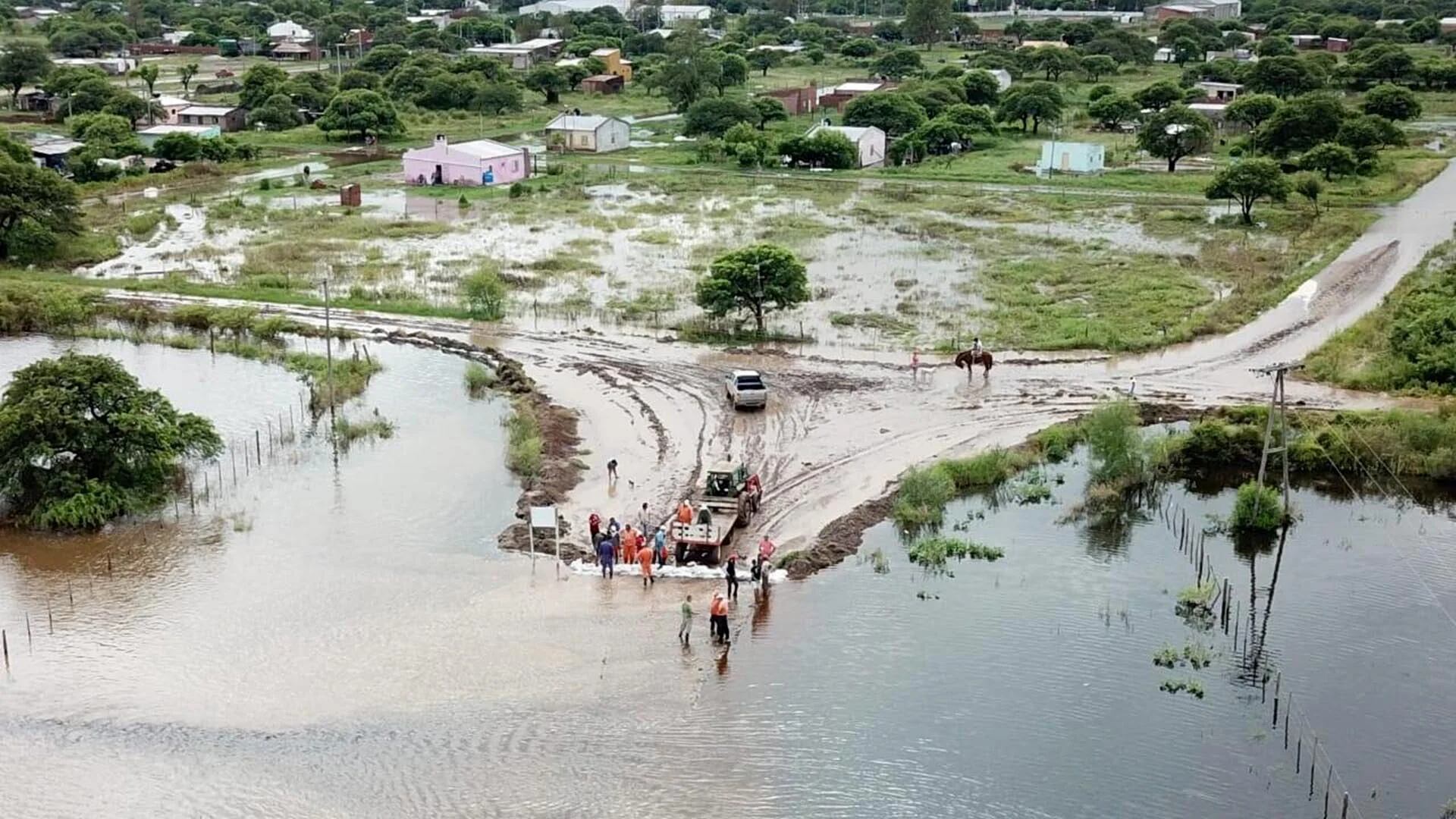 Las inundaciones afectaron a gran parte del país en enero (Prensa CONINAGRO)