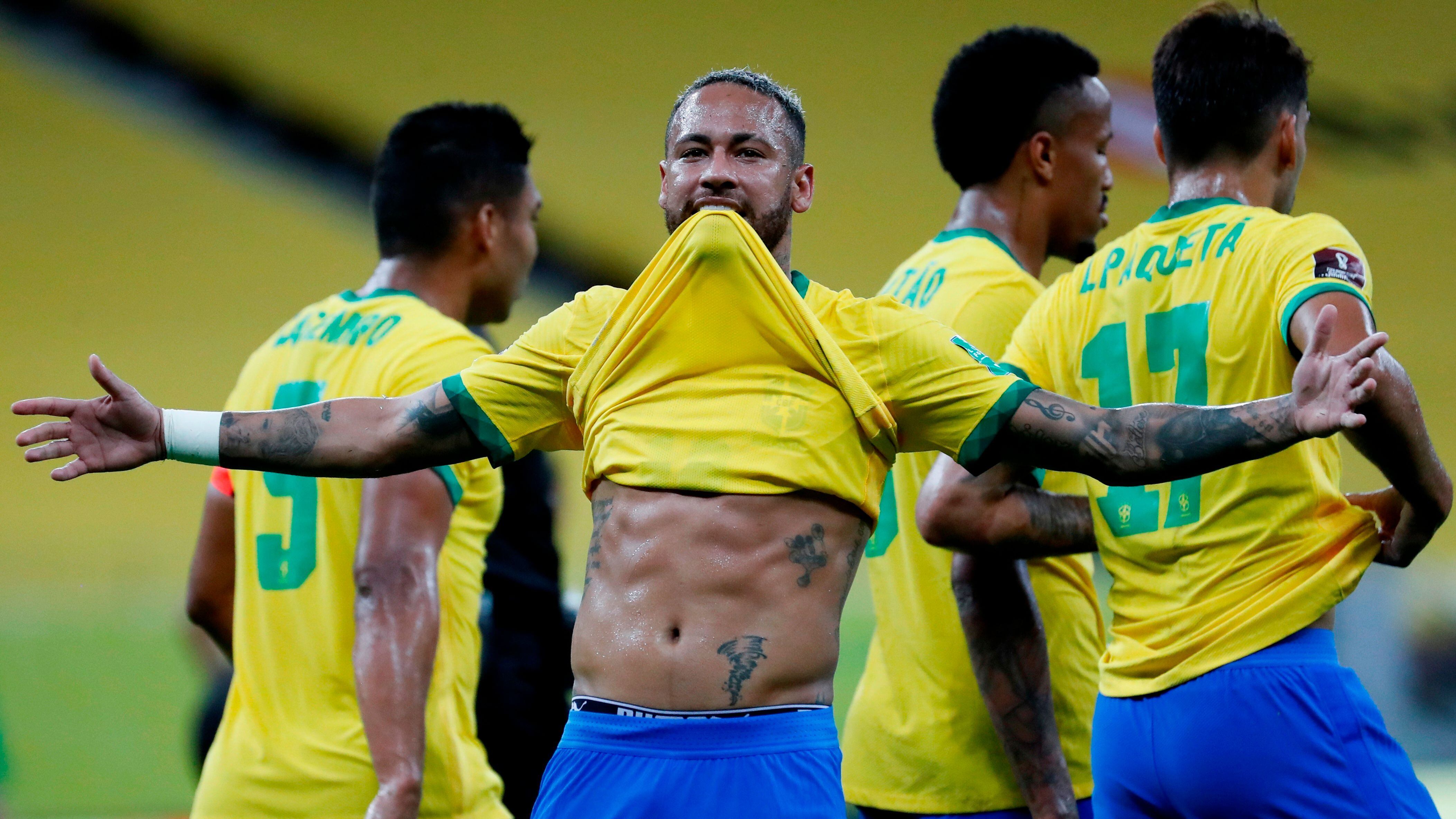 Neymar jugará contra Colombia por la quinta fecha de las Eliminatorias Sudamericanas (EFE) 