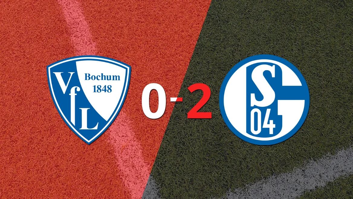 Con dos tantos, Schalke 04 derrotó a Bochum en su casa