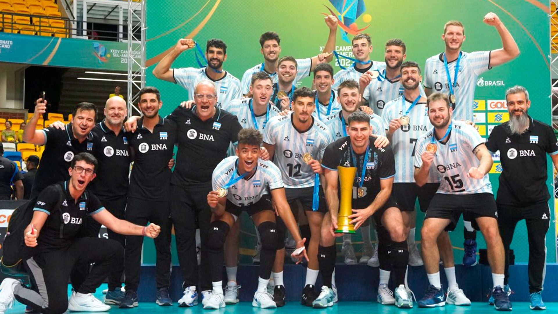 Histórico título de Argentina en vóley tras 59 años