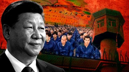 El régimen de Xi Jinping tortura y somete a trabajos forzados a millones de musulmanes uigures en campos de concentración ubicados en la región de Xinjiang