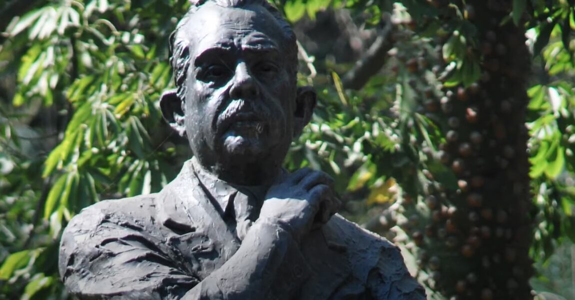 Busto de Lázaro Cárdenas. (Captura de pantalla)