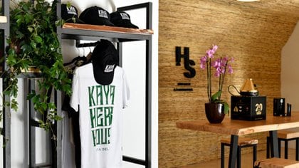 Kaya Herb House, uno de los locales de productos cannábicos en Punta del Este (Gentileza: Ana Grucki)