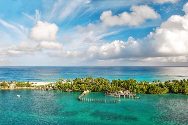 Un paisaje de las Bahamas (Shutterstock)