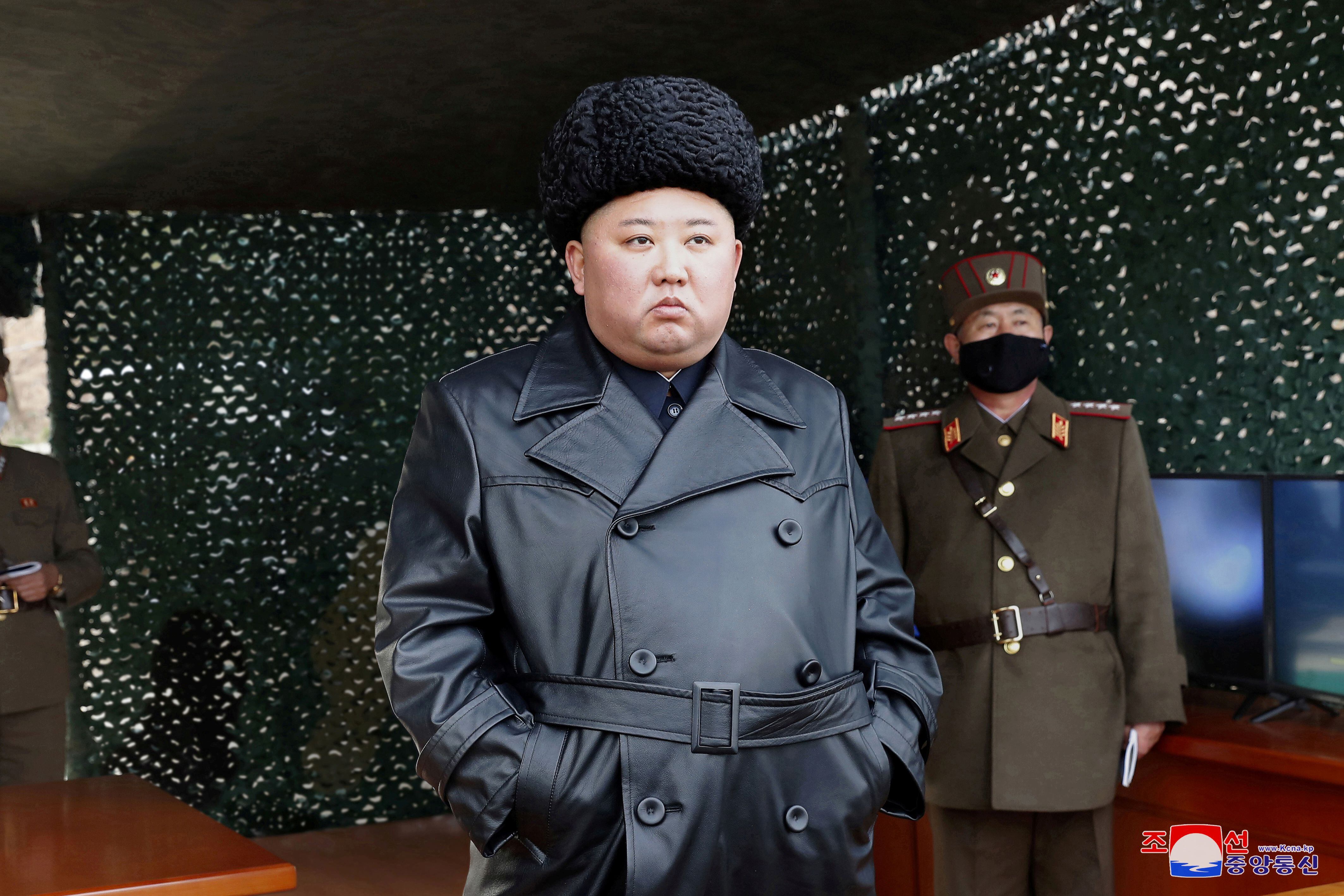  Kim Jong-un. KCNA via REUTERS