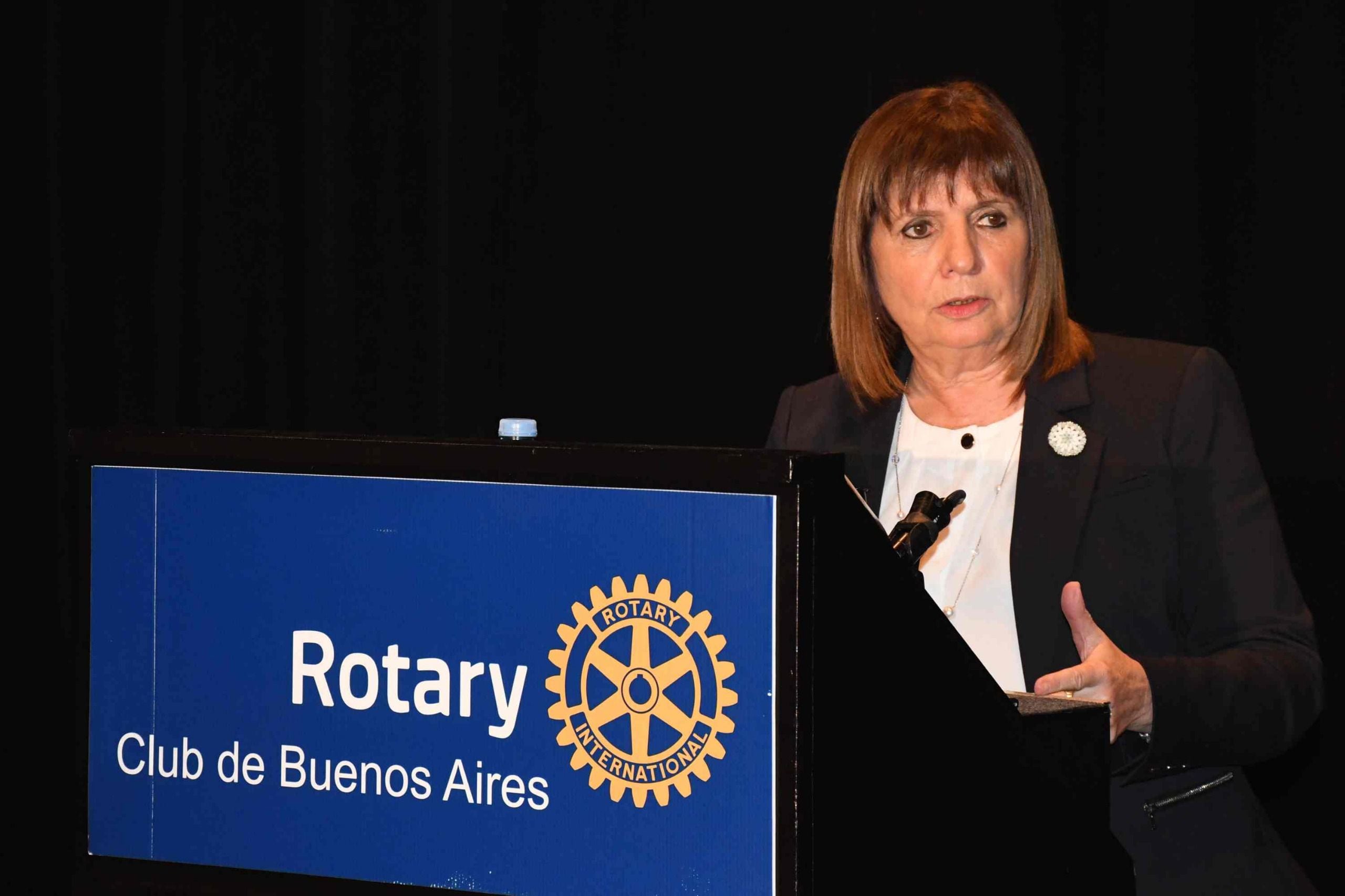 Patricia Bullrich Rotary Club de Buenos Aires
