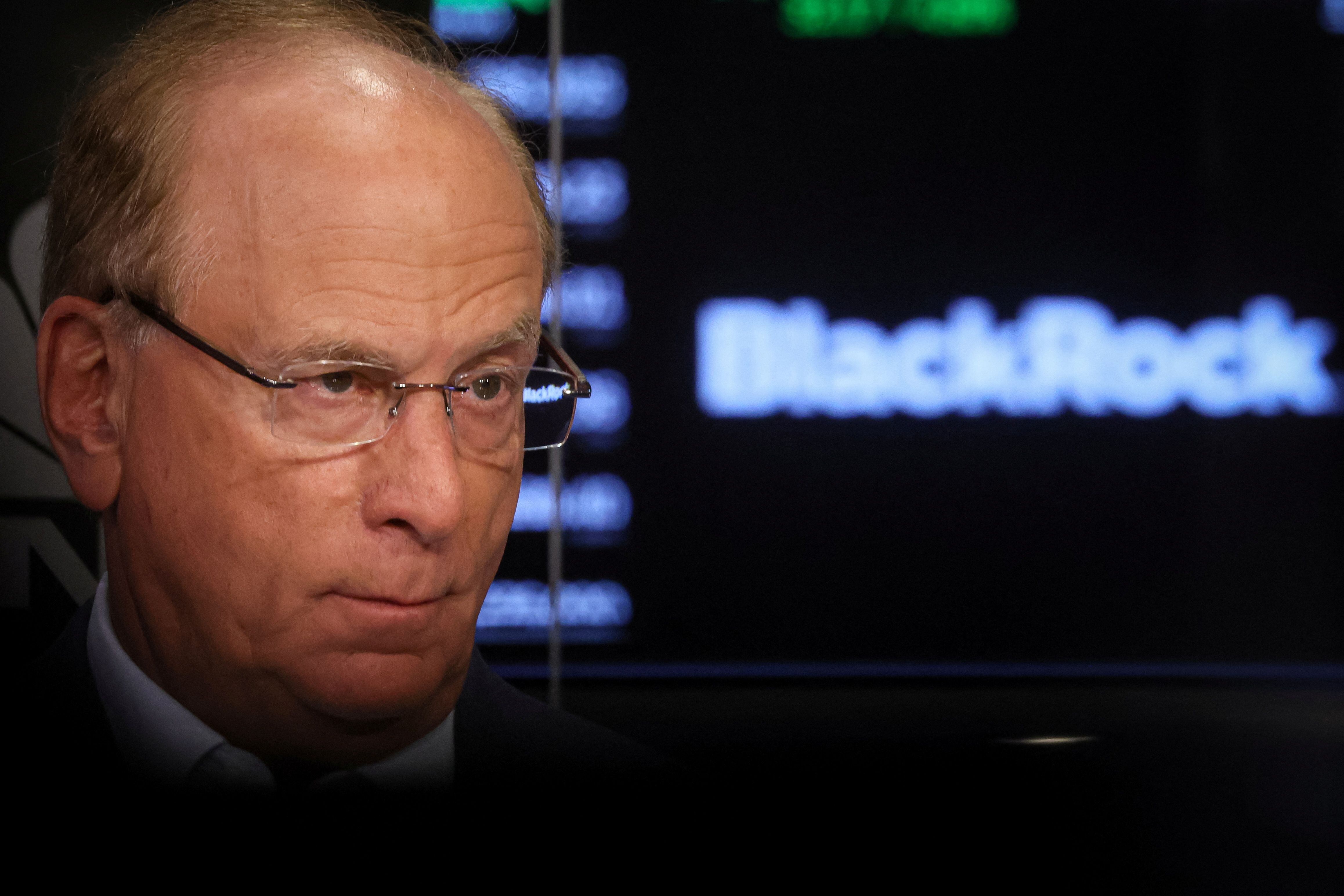 Larry Fink, Chairman y CEO de BlackRock, REUTERS/Brendan McDermid