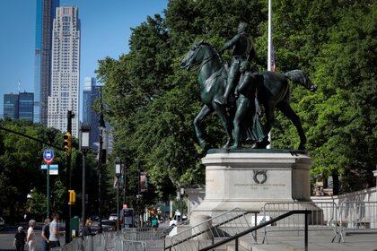 Estatua de Theodore Roosevelt en Nueva York. REUTERS/Mike Segar