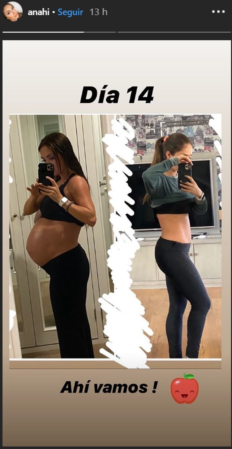Anahí mostró cómo ha recuperado su figura tras su segundo embarazo (IG: anahi)