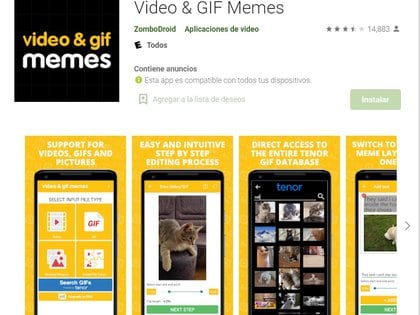 Video and GIF memes permite hacer creaciones animadas