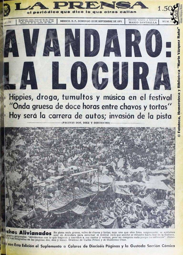 Avándaro 1971 - El Sol de México