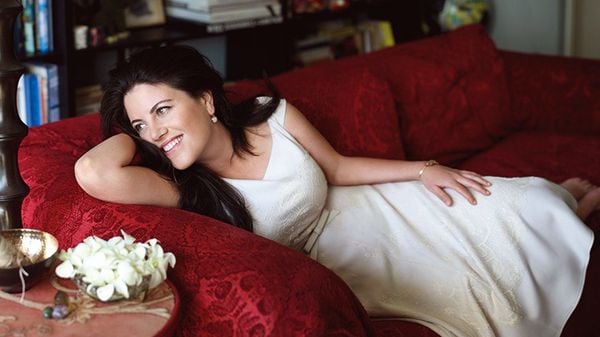 Monica Lewinsky en una producción fotográfica para una revista norteamericana