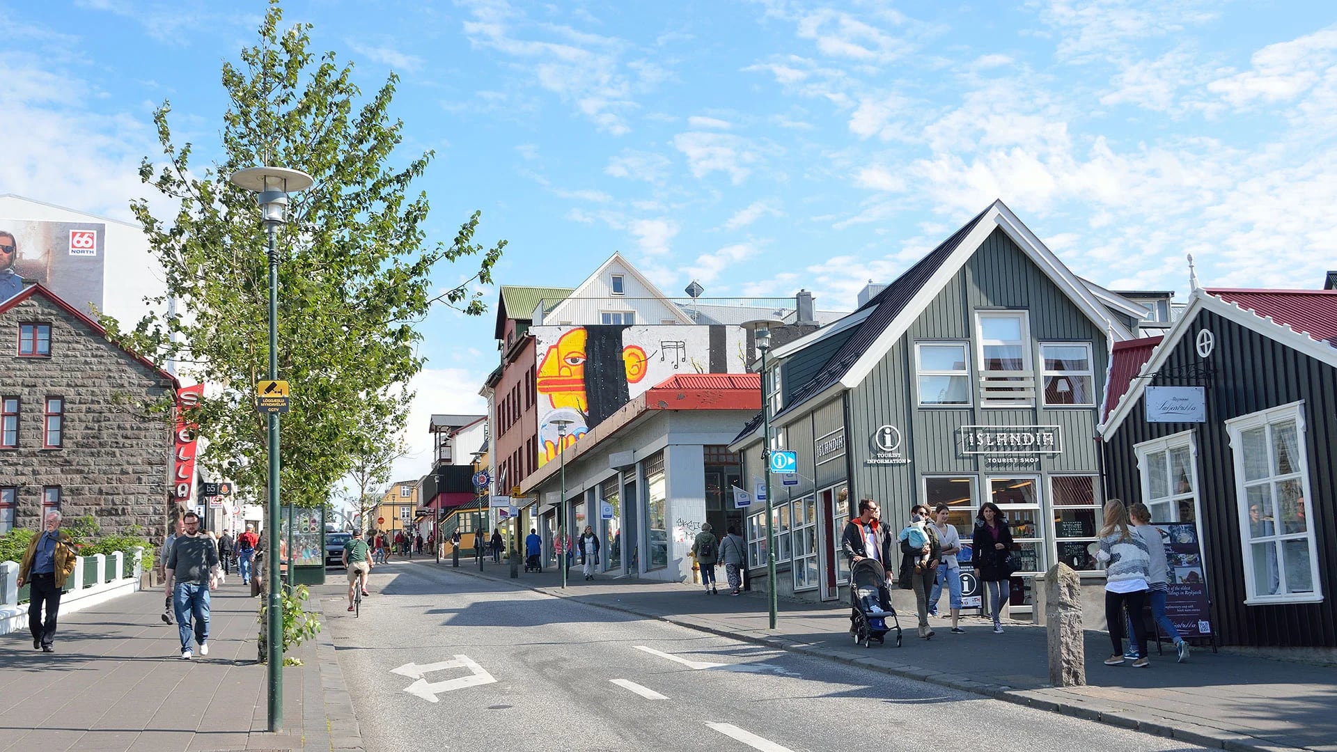 El centro de Reikjavik, la capital europea más pequeña (Shutterstock)