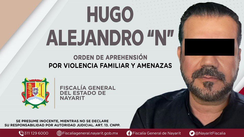 Hugo Alejandro "N" fue capturado en días pasados (Foto:Twitter/@NayaritFiscalia)