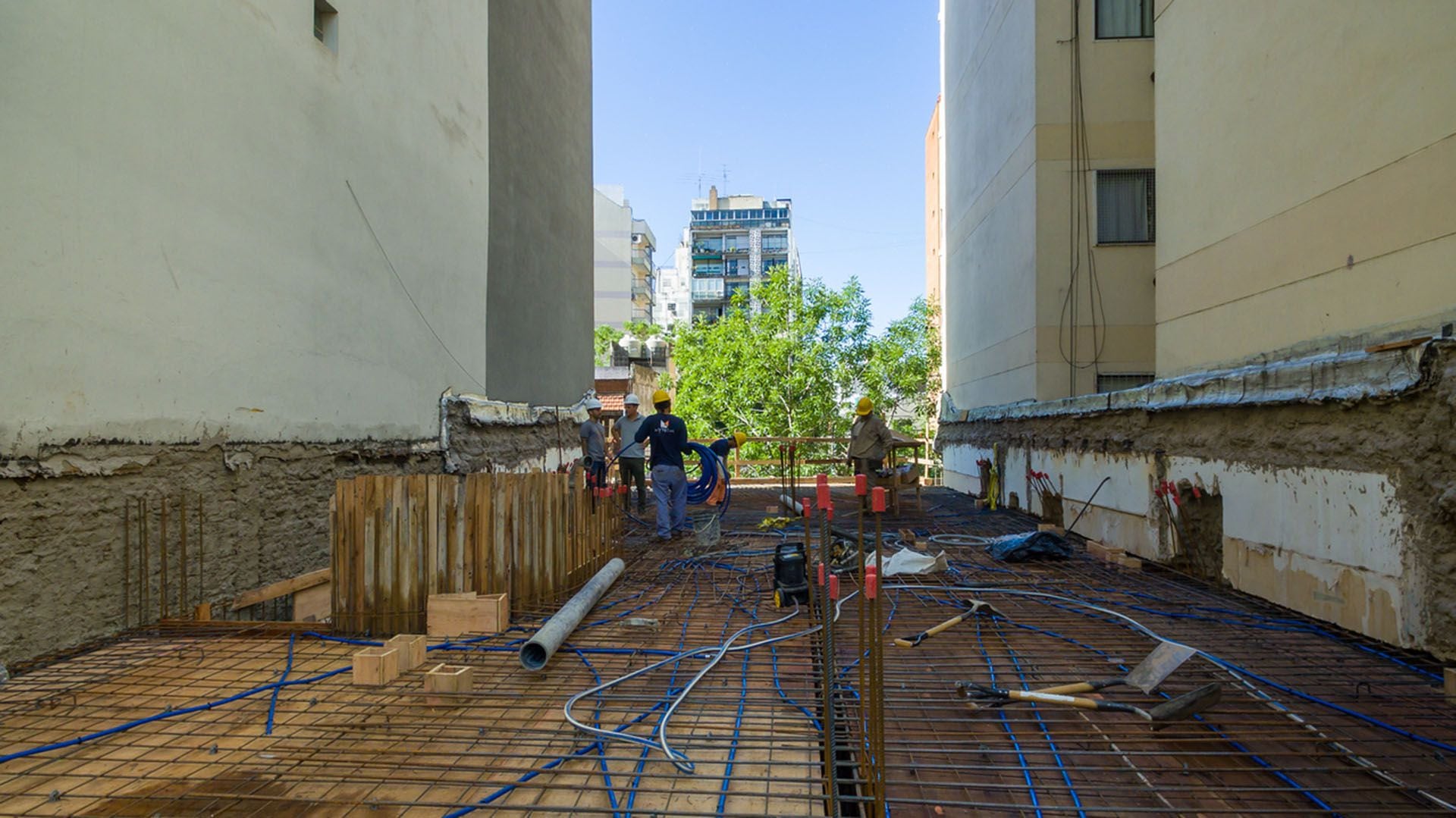 Las obras por ahora siguen a buen ritmo