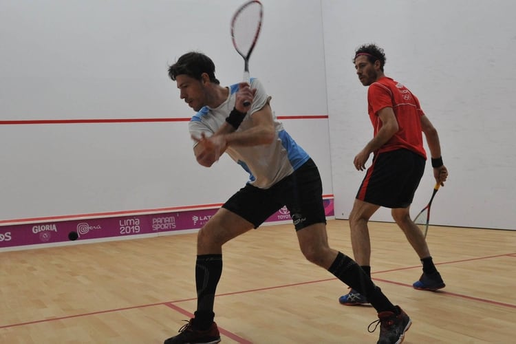 Roberto Pezzota se clasificó a las semifinales del squash individual y aseguró una medalla para Argentina (COA)