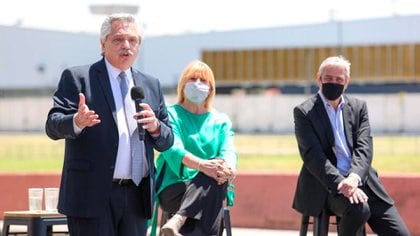 La semana pasada, el Presidente estuvo con Marcela Losardo y Jorge Ferraresi en Avellaneda inaugurando una obra 