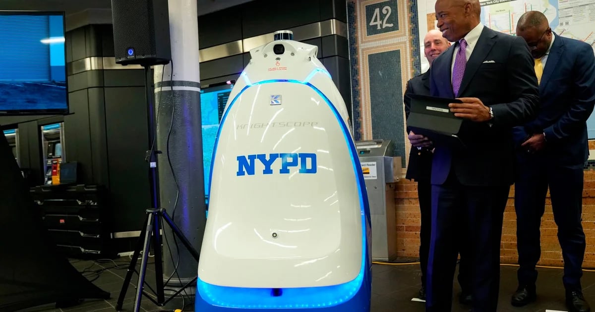 This is the K5, a New York patrolling police robot