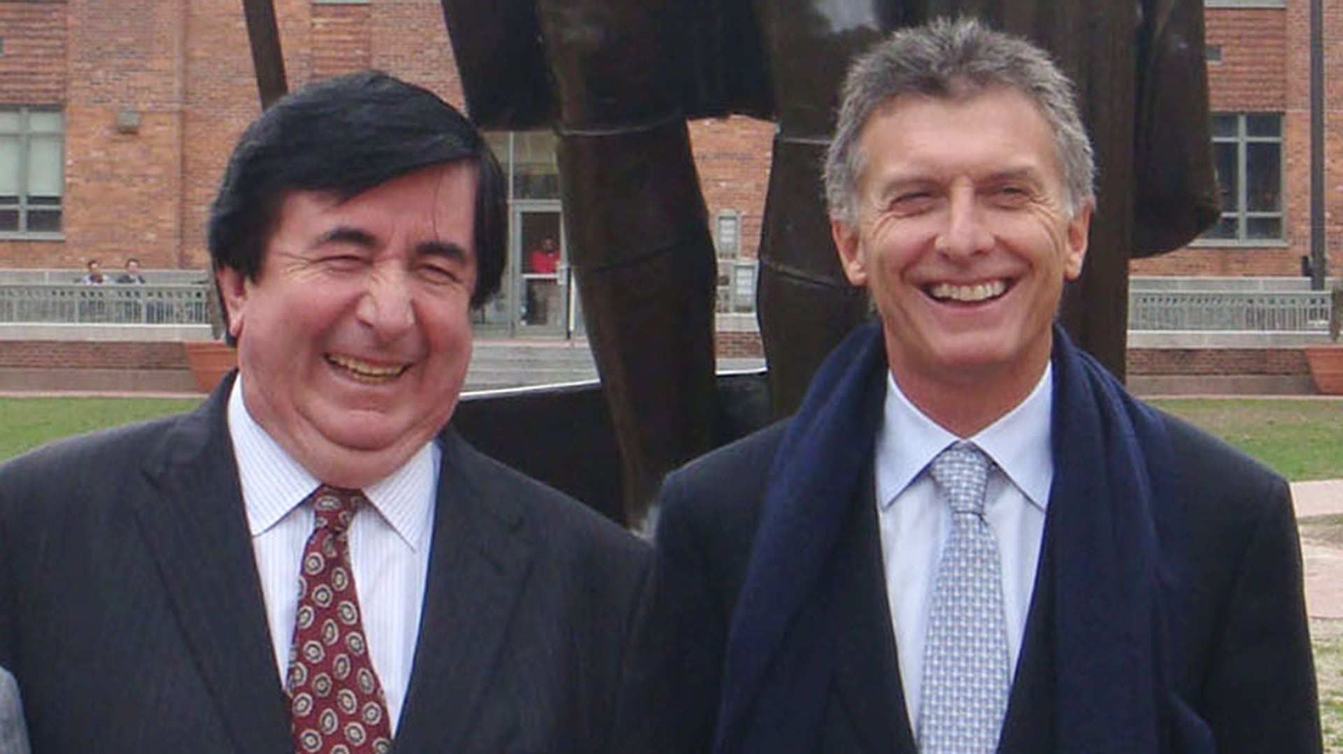 Mauricio Macri junto a su asesor Jaime Duran Barba (NA)