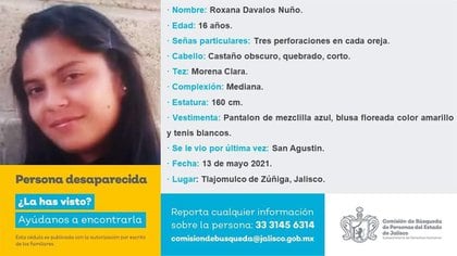 (Foto: Comisión de Búsqueda de Personas Desaparecidas de Jalisco)