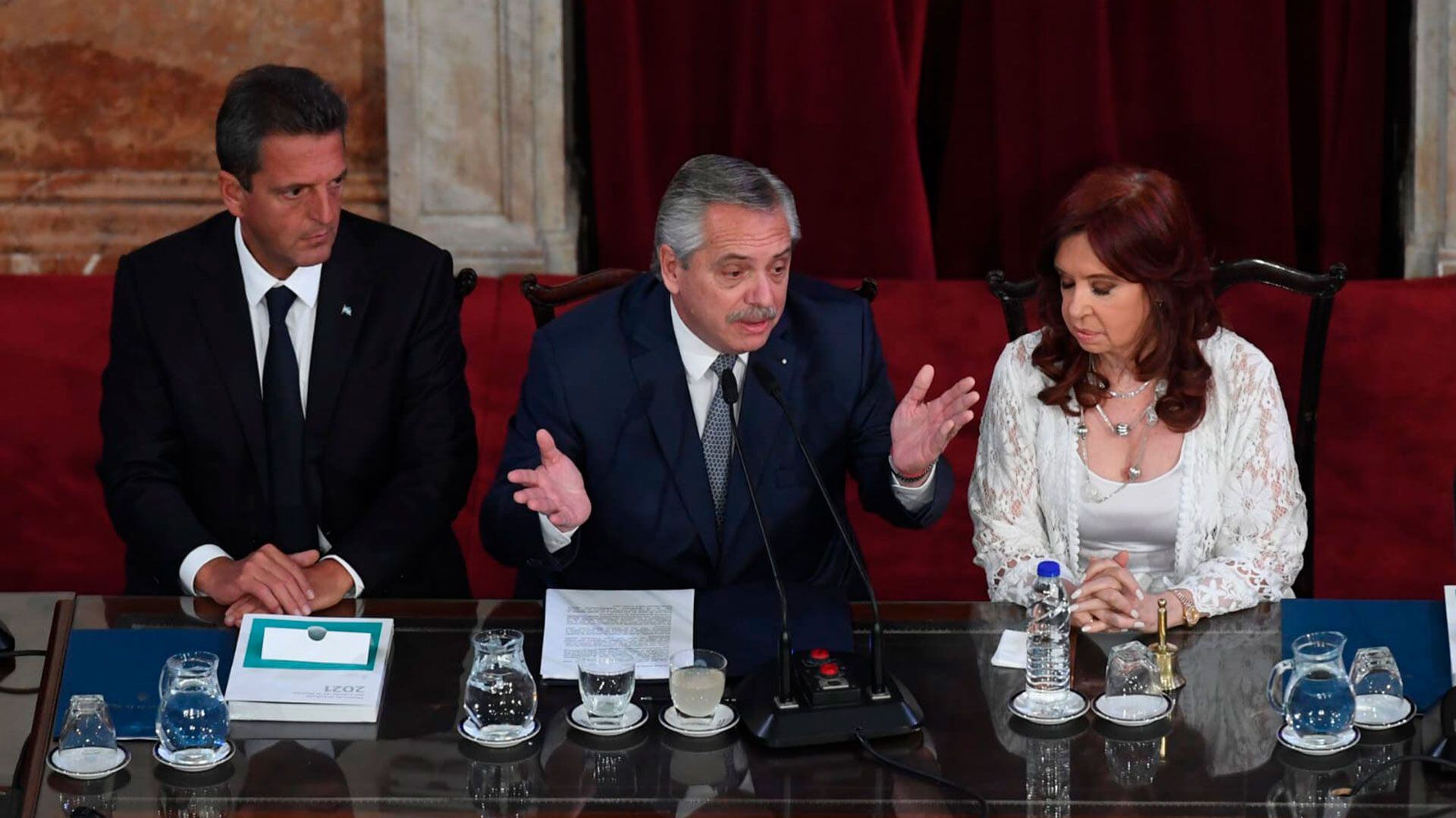 Alberto Fernández inaugura las Sesiones Ordinarias en el Congreso