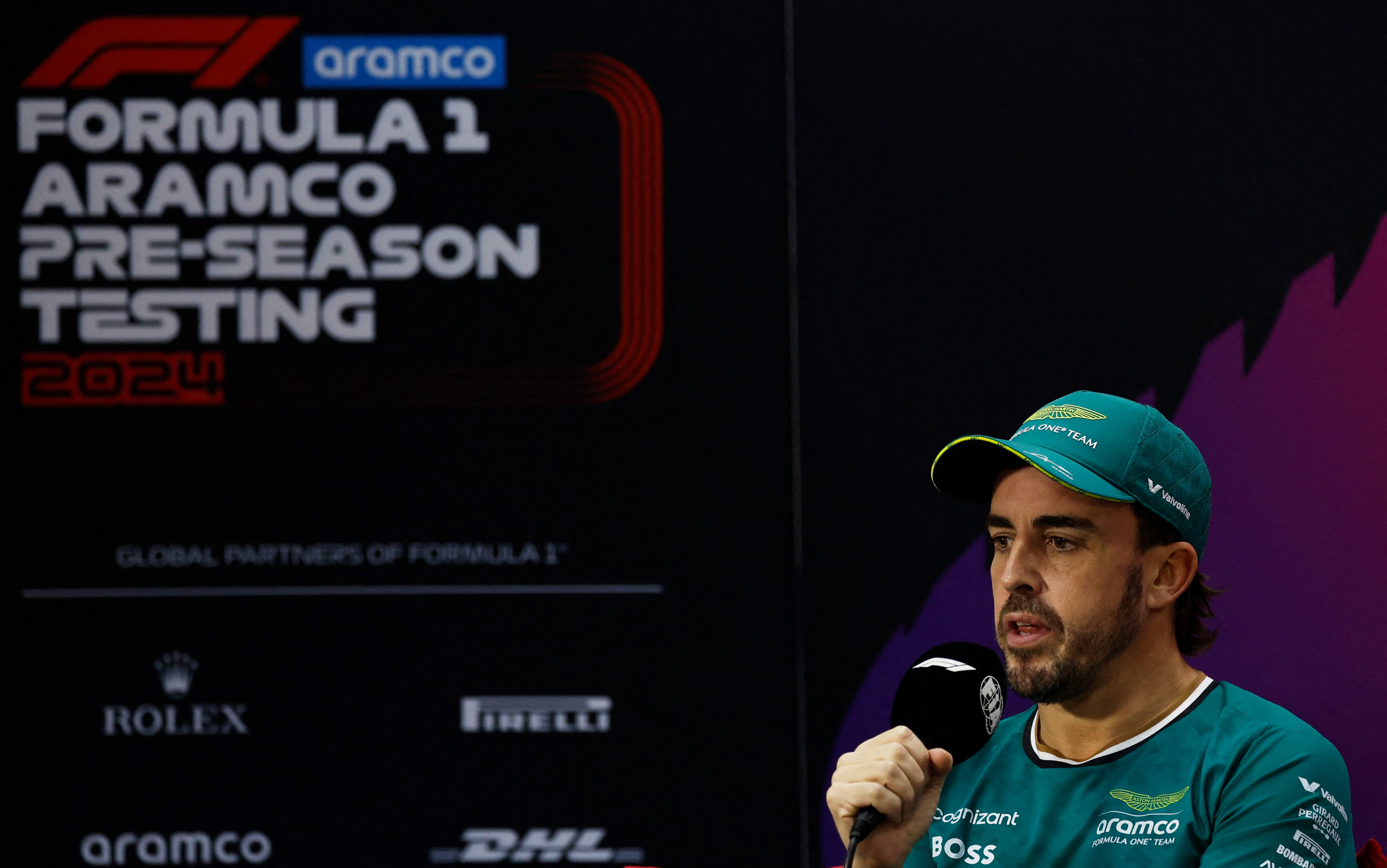 El piloto de Aston Martin Fernando Alonso (REUTERS/Hamad I Mohammed)