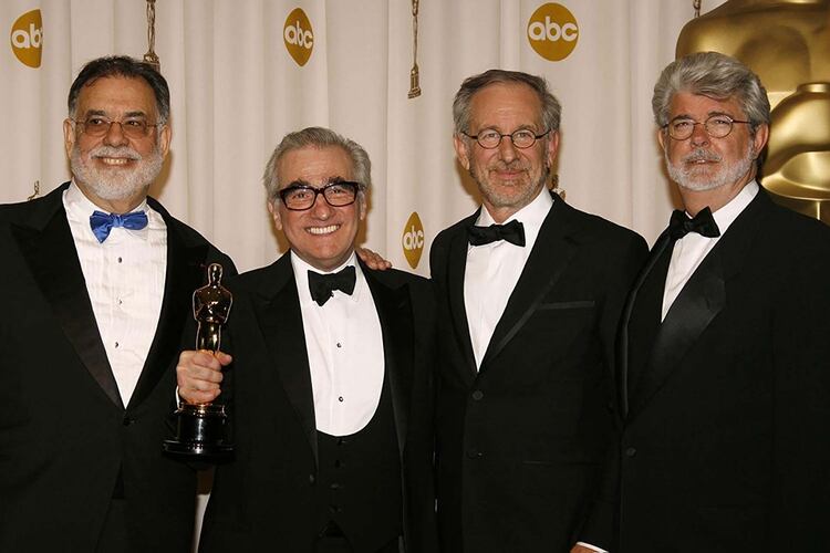 George Lucas, Steven Spielberg, Martin Scorsese y Francis Ford Coppola