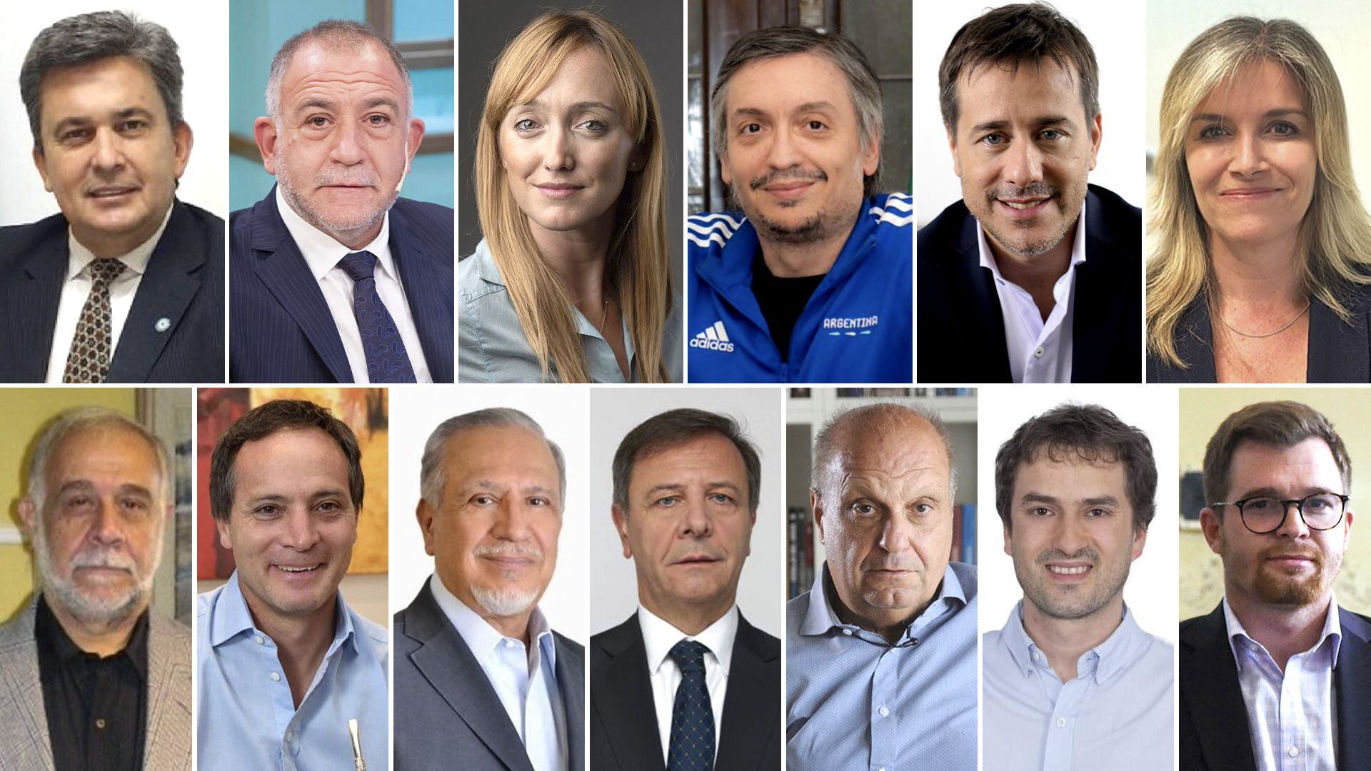 Victor Zimmermann Luis juez Anabel Fernández sagasti Maximo kirchner Mariano recalde Maria Teresa González Juan Carlos pagotto Camau Espinola Juan carlos romero Oscar zago Hernán lombardi Francisco monti Nicolás massot