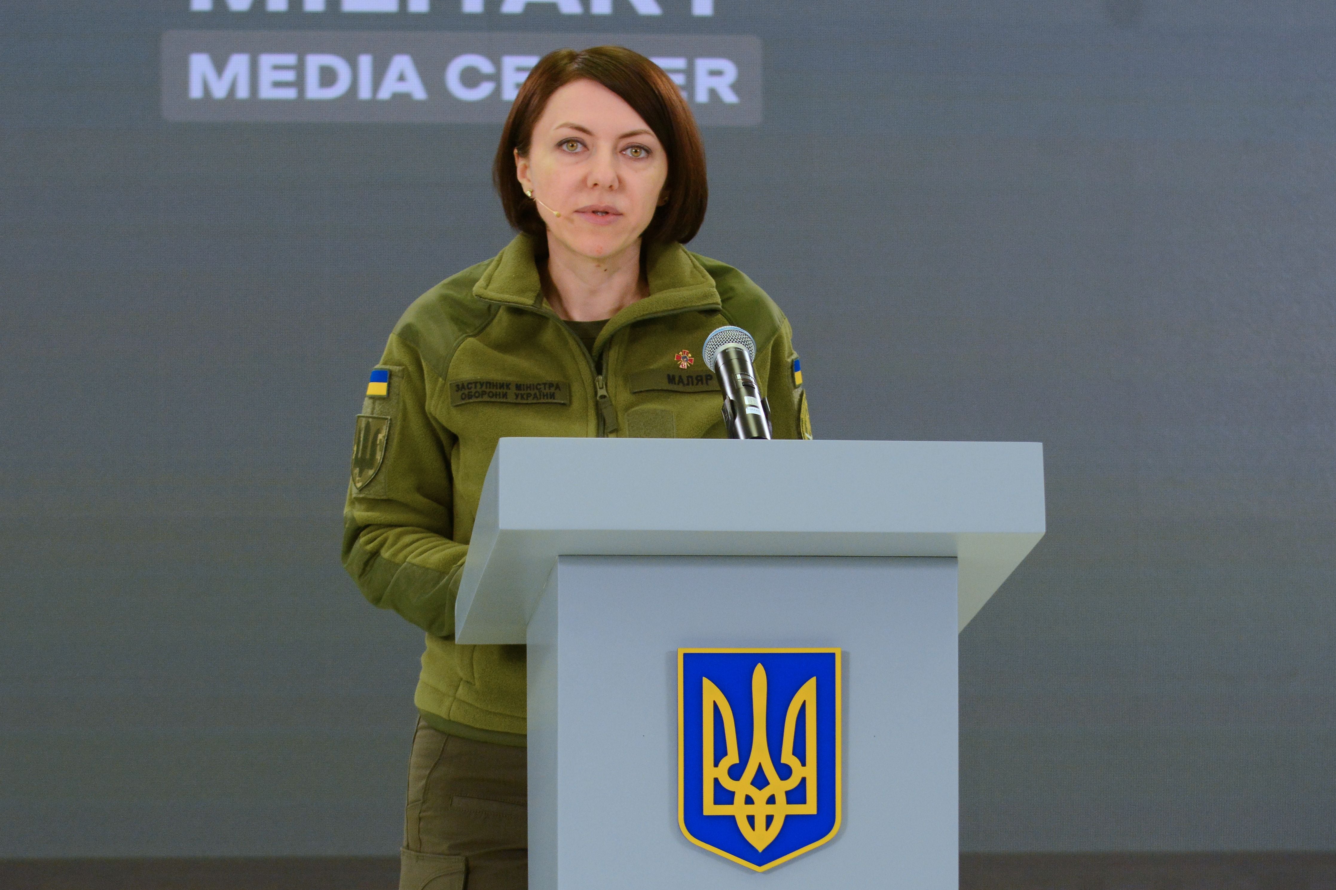 Hanna Malyar, viceministra de Defensa ucraniana (Europa Press/Contacto/Aleksandr Gusev)
