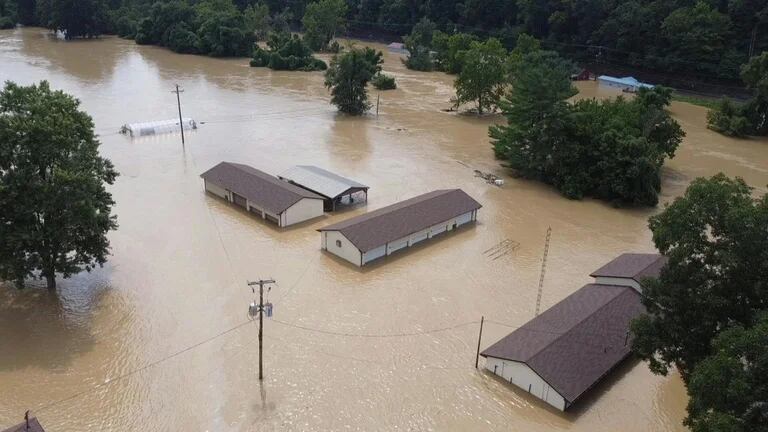 Al igual que las inundaciones registradas en Kentucky, este año, los expertos aseguraron que esta clase de fenómenos cli 