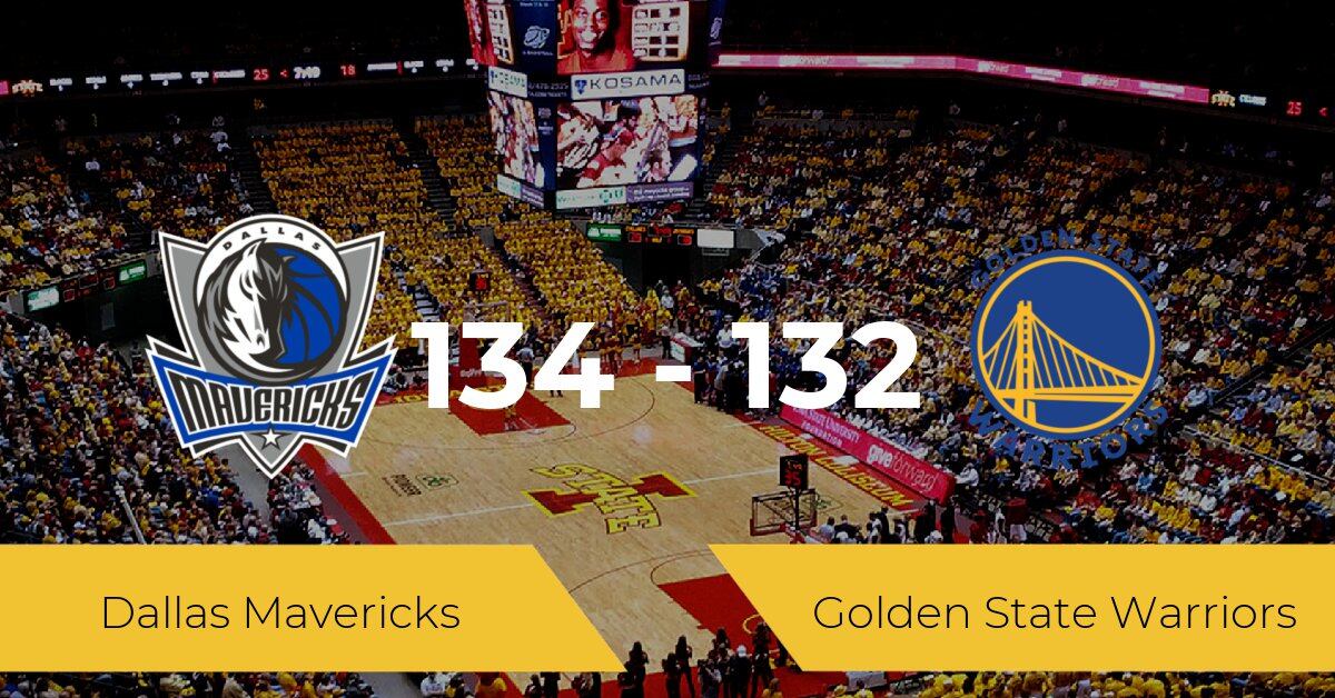 Dallas Mavericks wins 134-132 over Golden State Warriors