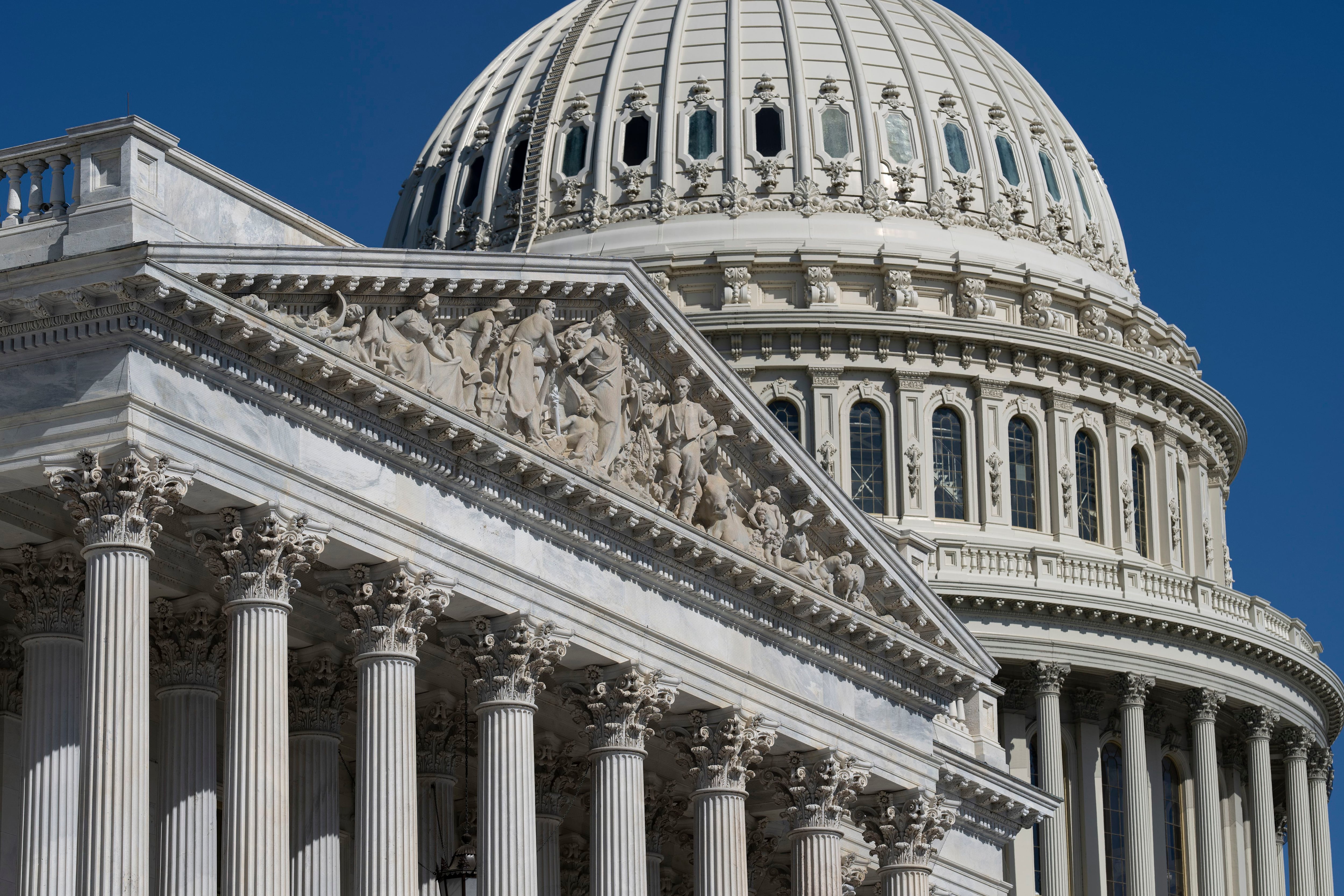 Vista de la sede del Congreso de Estados Unidos, en Washington, el 18 de abirl de 2023. (AP Foto/J. Scott Applewhite, Archivo)