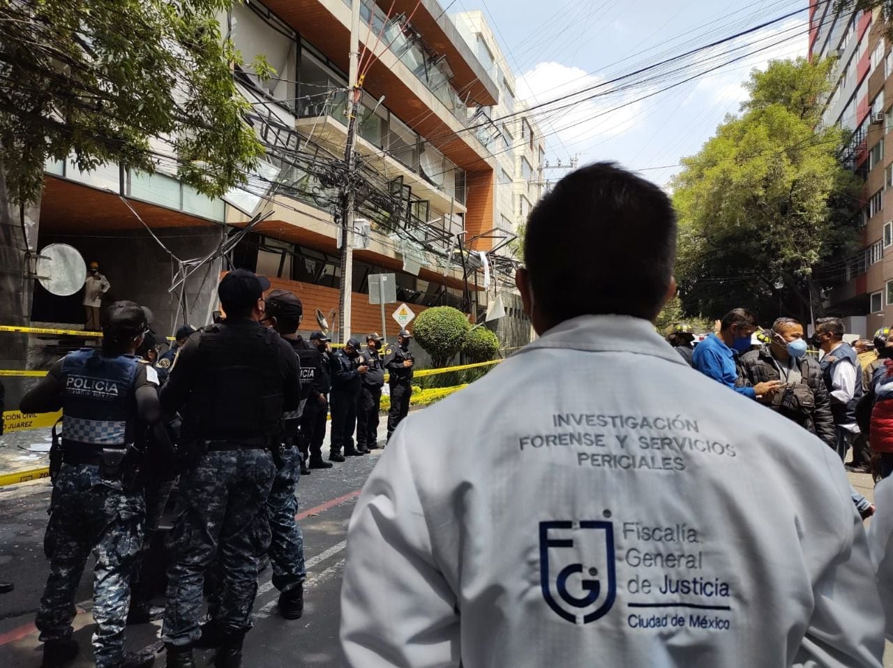 explosion av coyoacan (Photo: FGJ CDMX)