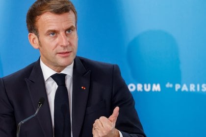El presidnete francés, Emmanuel Macron