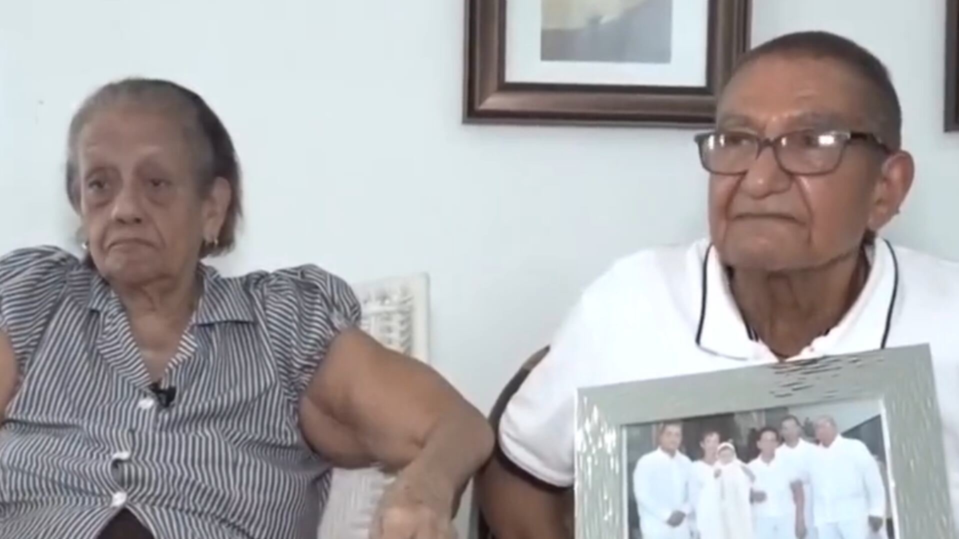Los padres de Edwin Arrieta. (Televisión Española)