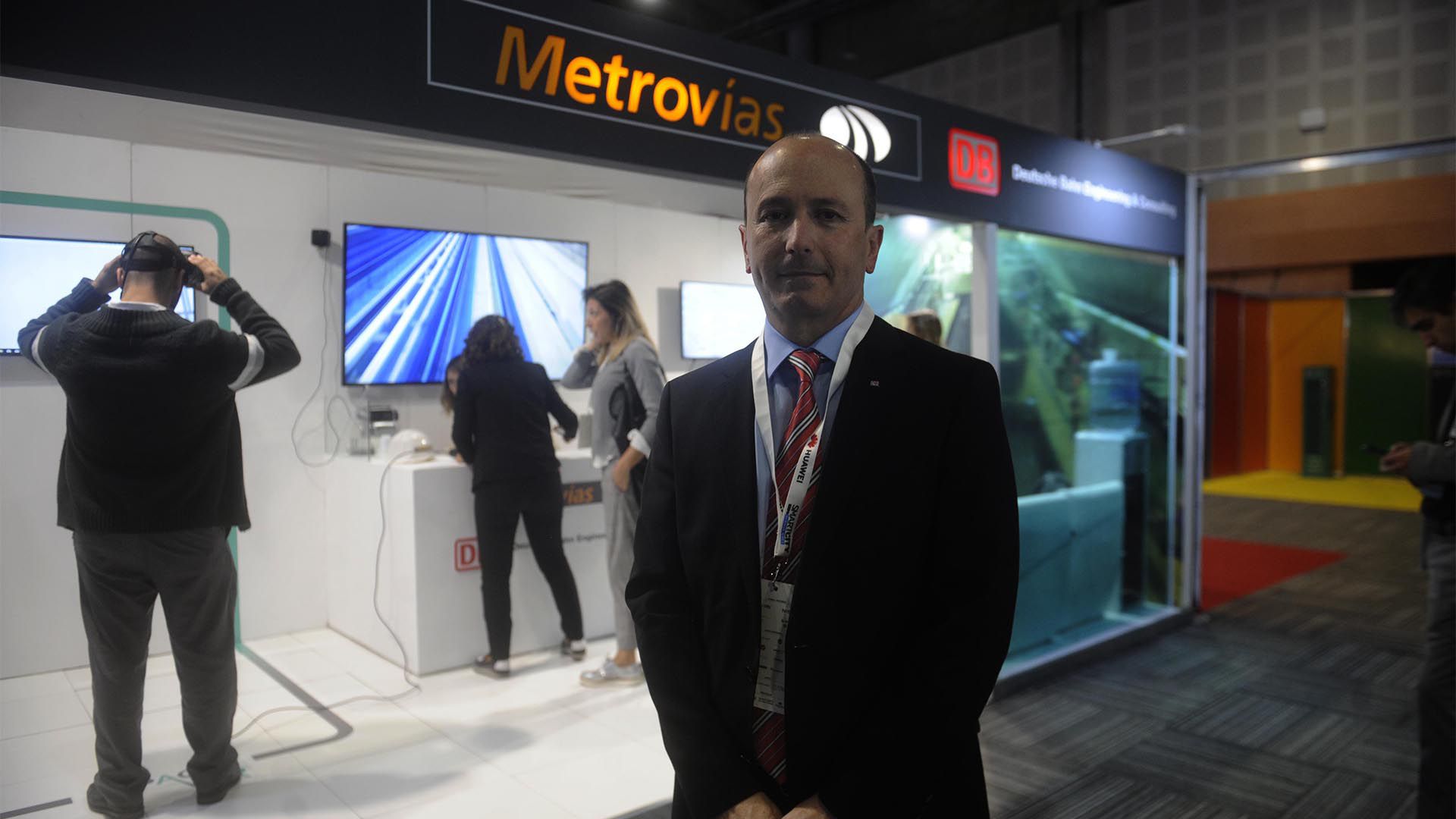 Carlos Forlenza, gerente de proyectos de Inteligencia Artificial con tecnología Big Data en Deutsche Bahn y coach de innovación tecnológica para la Unión Europea estuvo en el país en abril, en el marco del evento de Smart Cities y esta semana, para participar del encuentro Latin Rieles (Dino Calvo)
