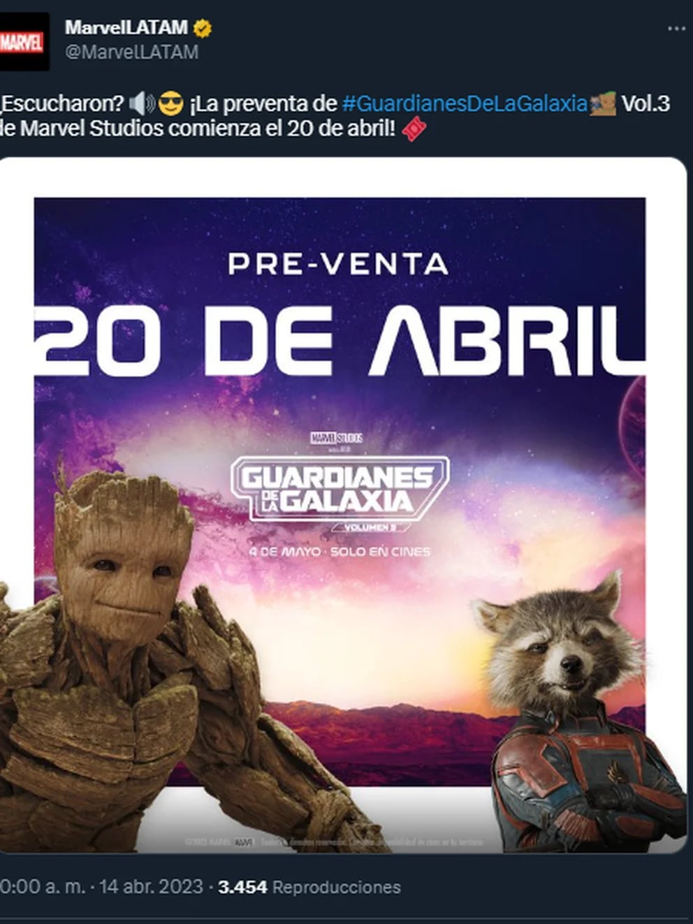 Cuándo será la preventa y el estreno de “Guardianes de la Galaxia vol. 3″  en México - Infobae