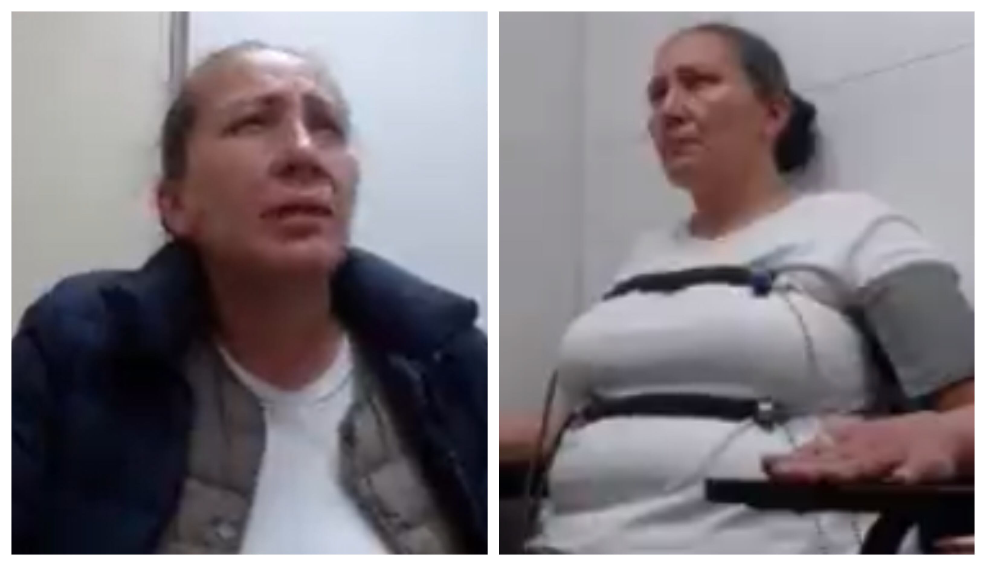 Marelbys Meza estuvo sometida al polígrafo realizado en la sala ubicada en uno de los sótanos de Casa de Nariño - crédito X/Video