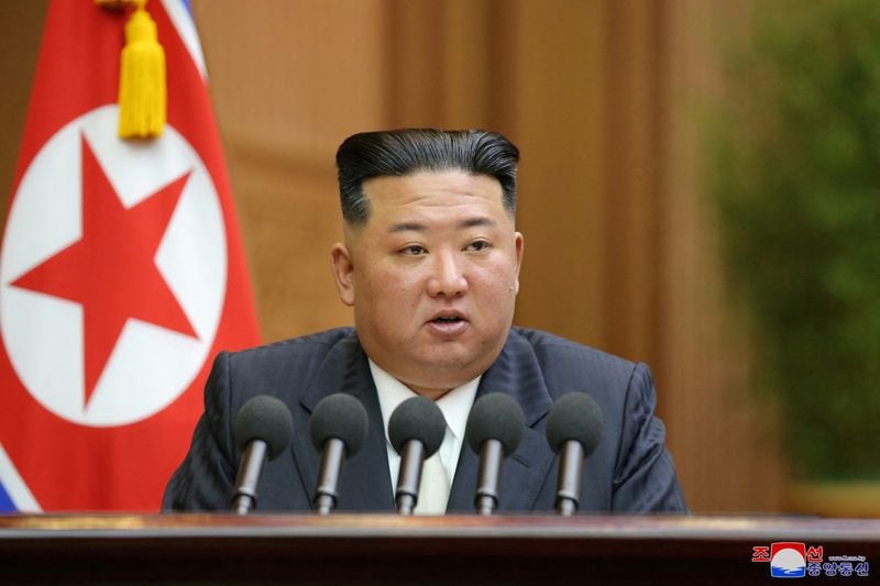 FOTO DE ARCHIVO. El líder norcoreano, Kim Jong-un (Korean Central News Agency (KCNA) vía REUTERS)