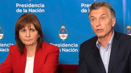 Patricia Bullrich y Mauricio Macri, dos referentes de los duros de Juntos por el Cambio

