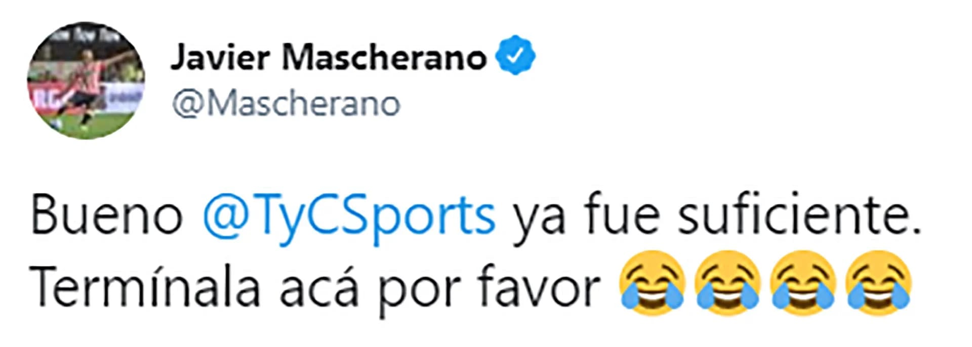 Twitter @Mascherano