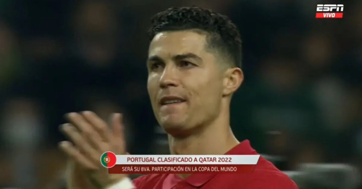 Cristiano Ronaldo empolgado depois de se classificar para sua quinta Copa do Mundo com Portugal após derrotar a Macedônia
