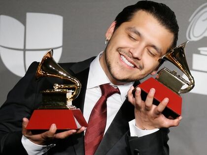 Nodal ganó en 2019 el Grammy de Mejor Álbum Ranchero/Mariachi por "Ahora" y Mejor Canción de Regional por "No te contaron Mal"
(REUTERS)