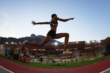 Yulimar Rojas en el  Diamond League, Monaco 