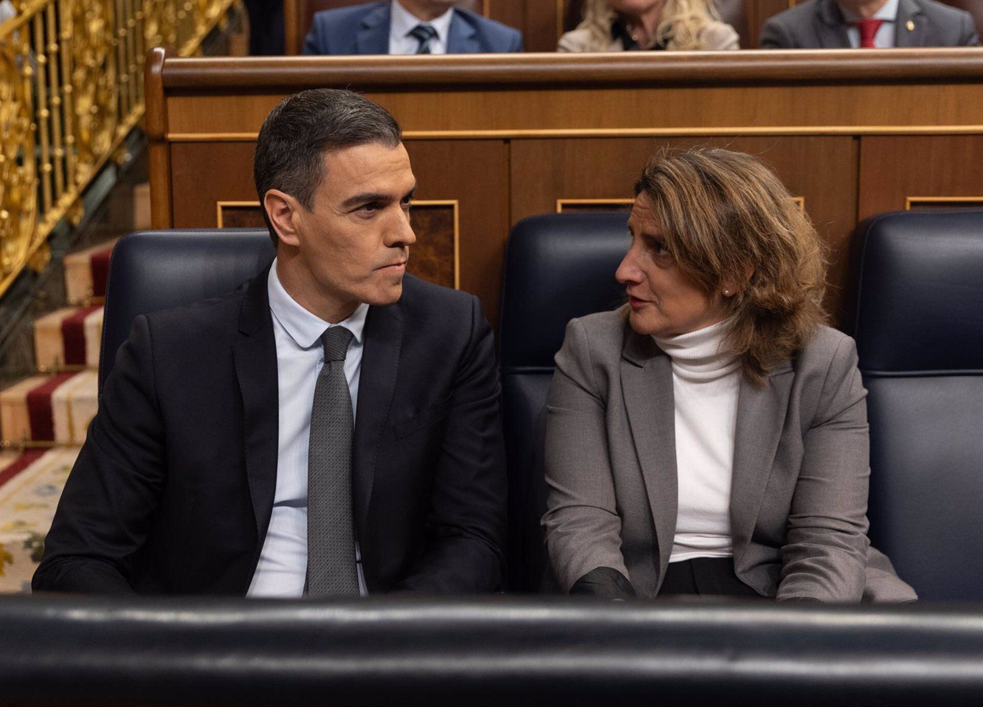 Sánchez elude aclarar si Ribera será candidata el 9J pero la sitúa al nivel de Calviño y Borrell, con cargos europeos