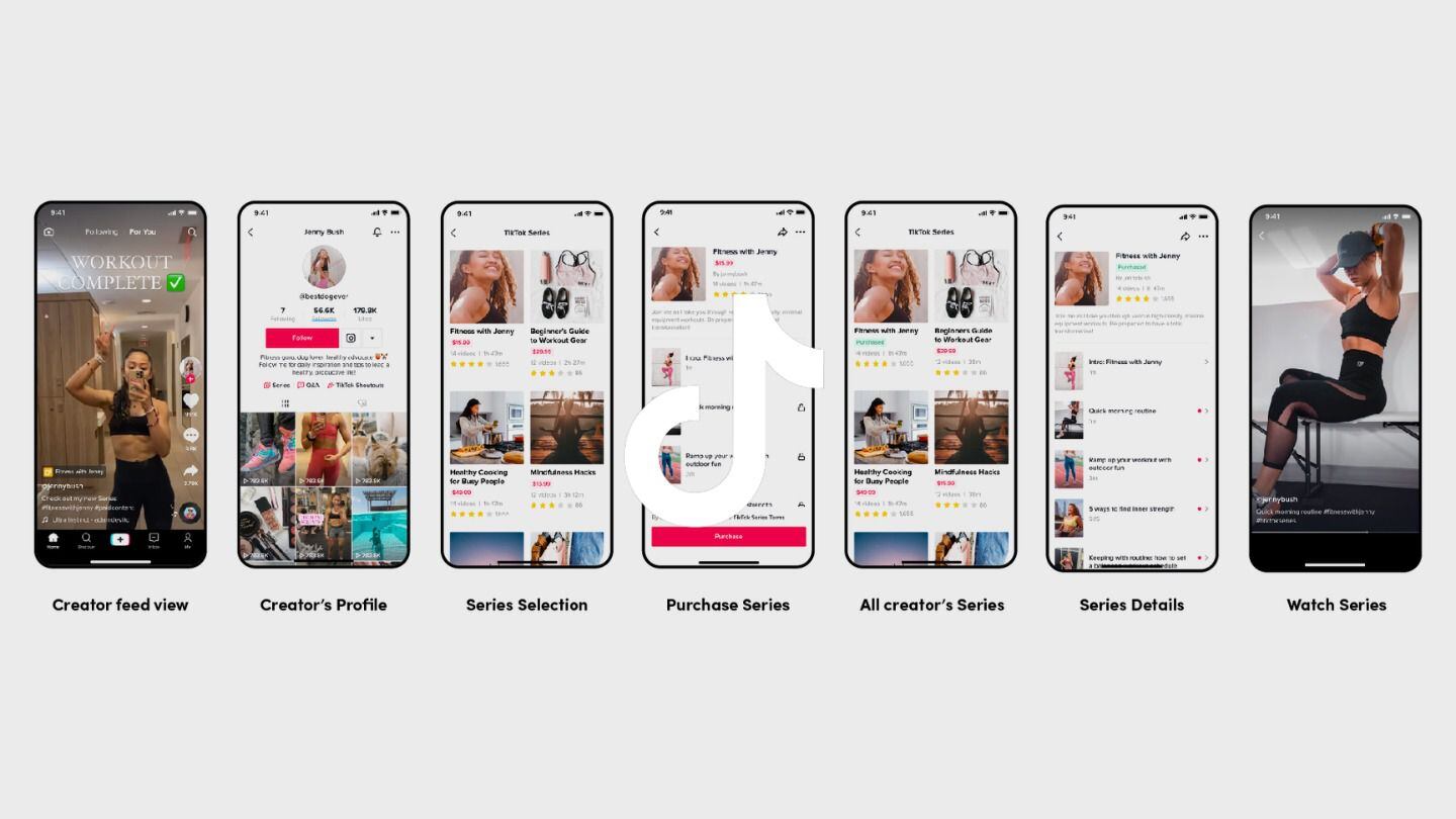 TikTok Series, la sección de contenido premium de la red social. (TikTok)