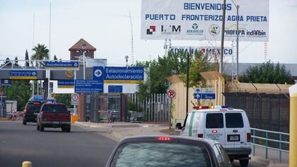 El cruce fronterizo entre Agua Prieta y Arizona, en el norte de México (Foto: archivo)